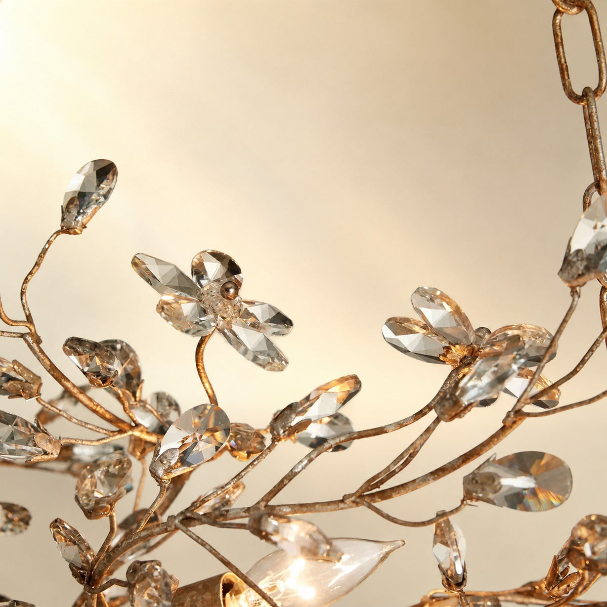 Linear Crystal Chandelier