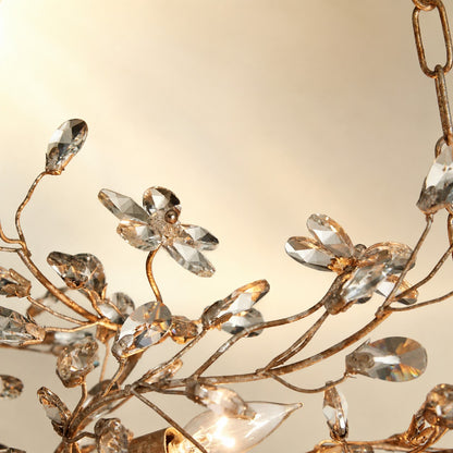 Linear Crystal Chandelier