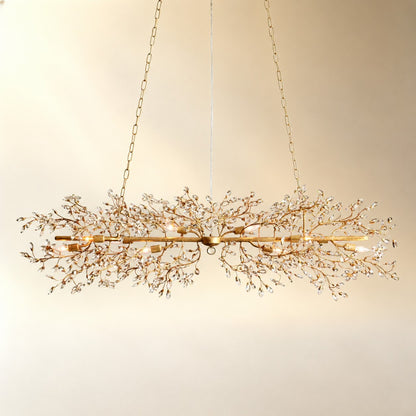 Linear Crystal Chandelier