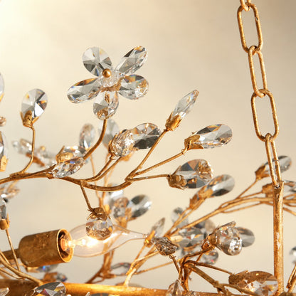 Linear Crystal Chandelier