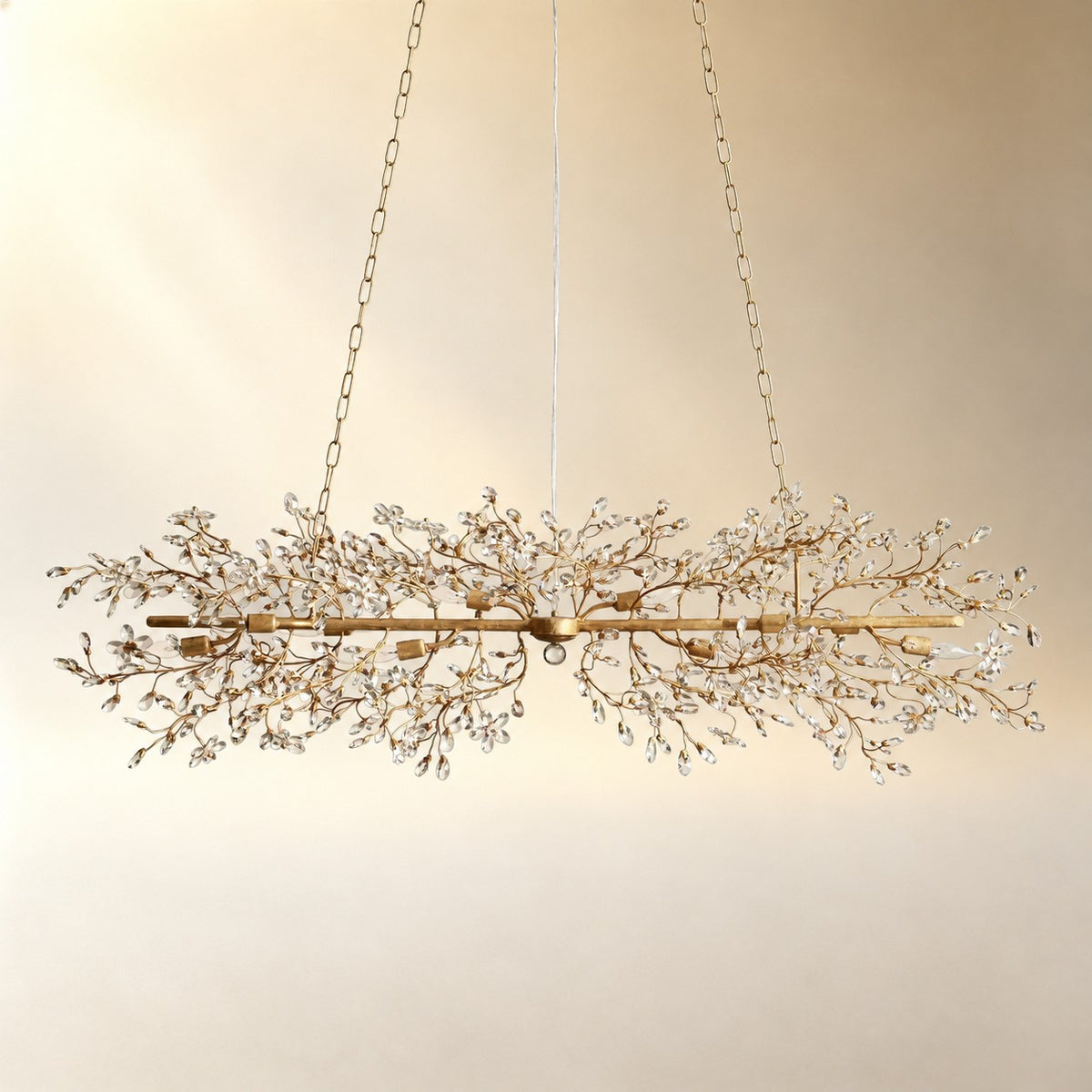 Linear Crystal Chandelier