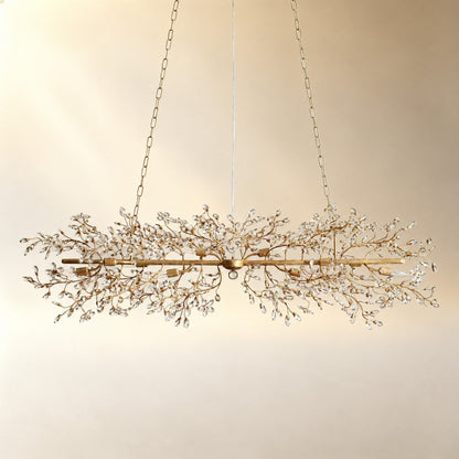 Linear Crystal Chandelier