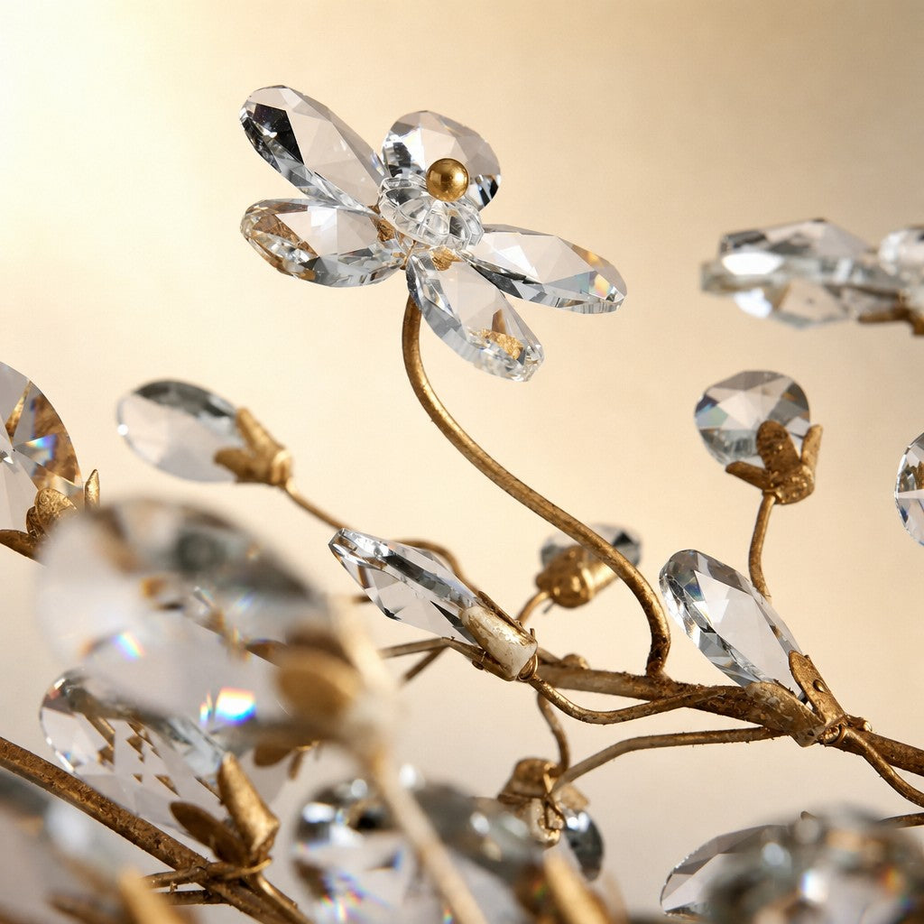 Linear Crystal Chandelier