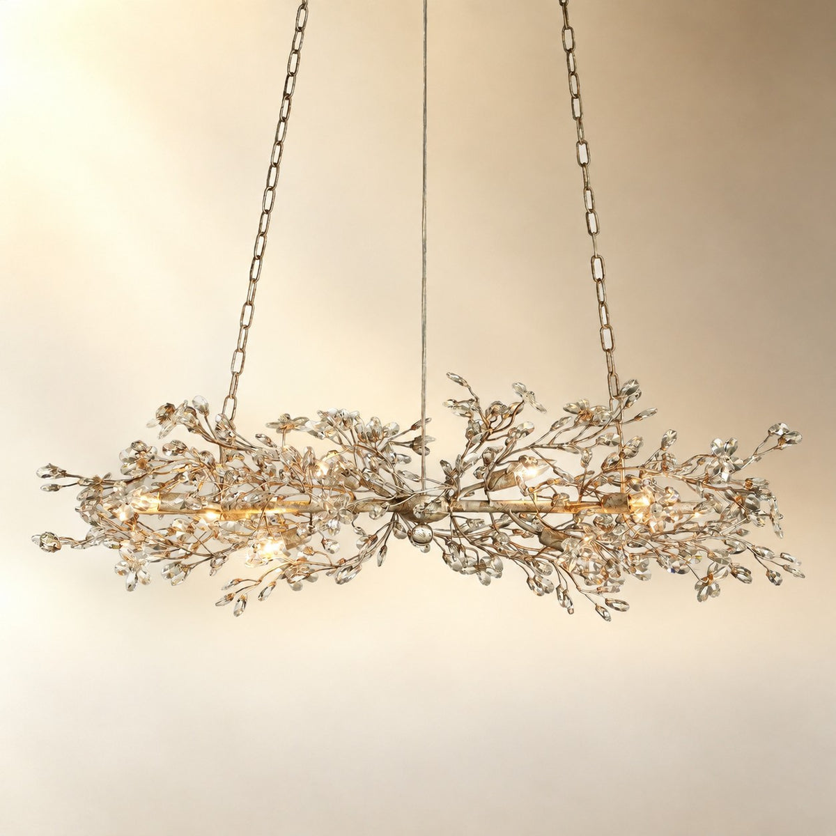 Linear Crystal Chandelier