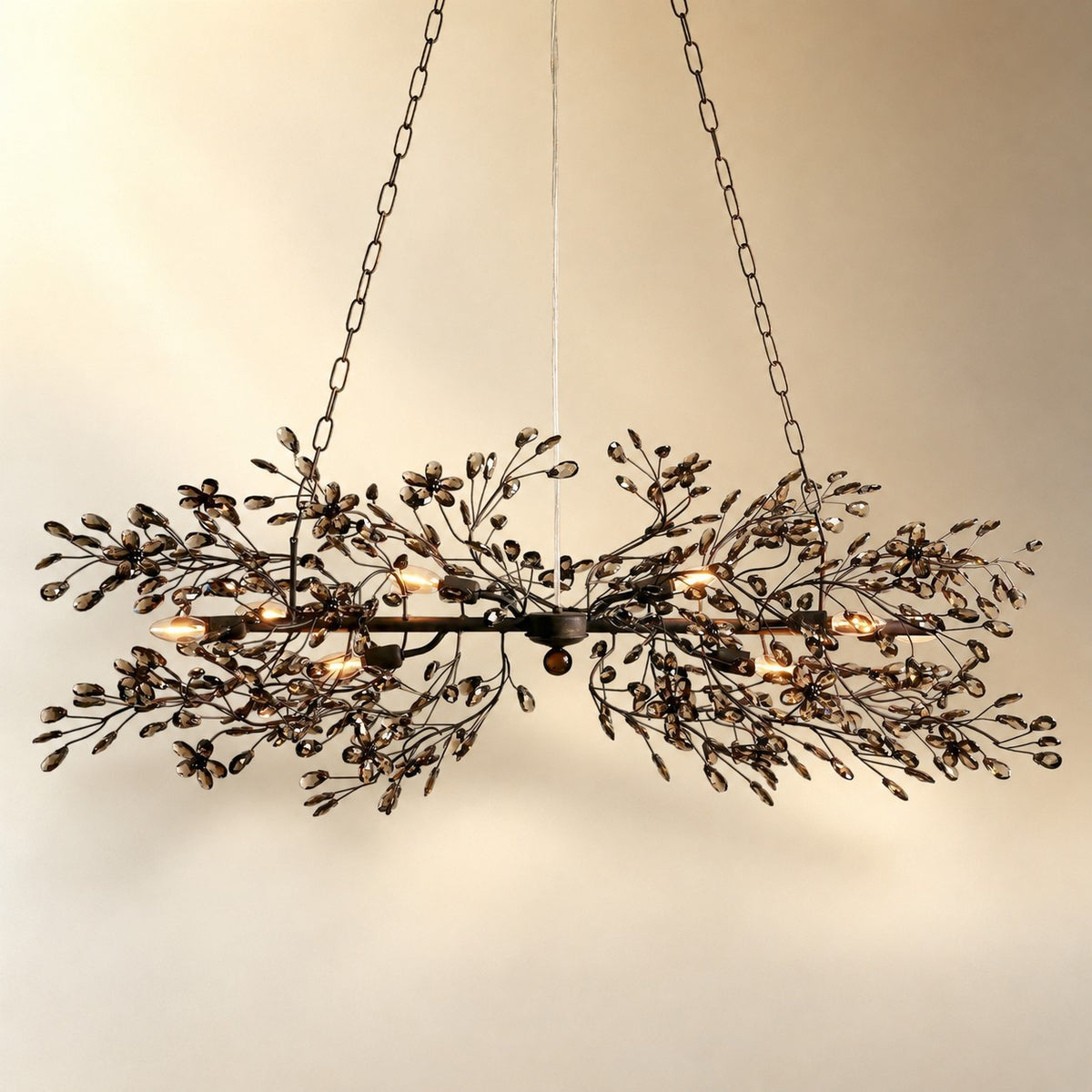 Linear Crystal Chandelier