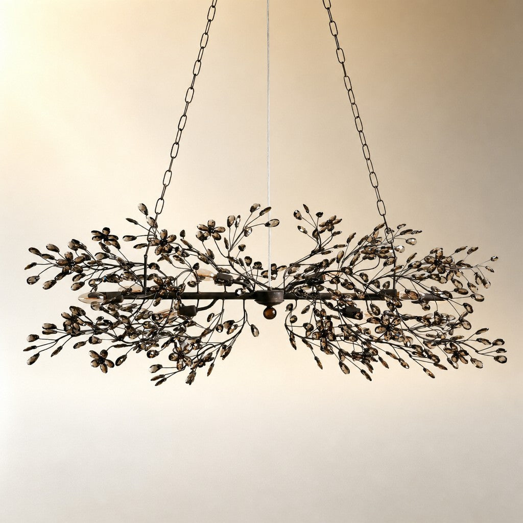 Linear Crystal Chandelier