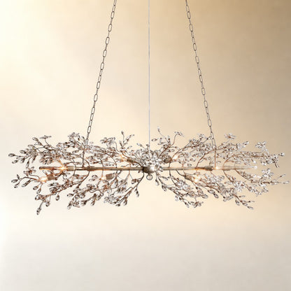 Linear Crystal Chandelier