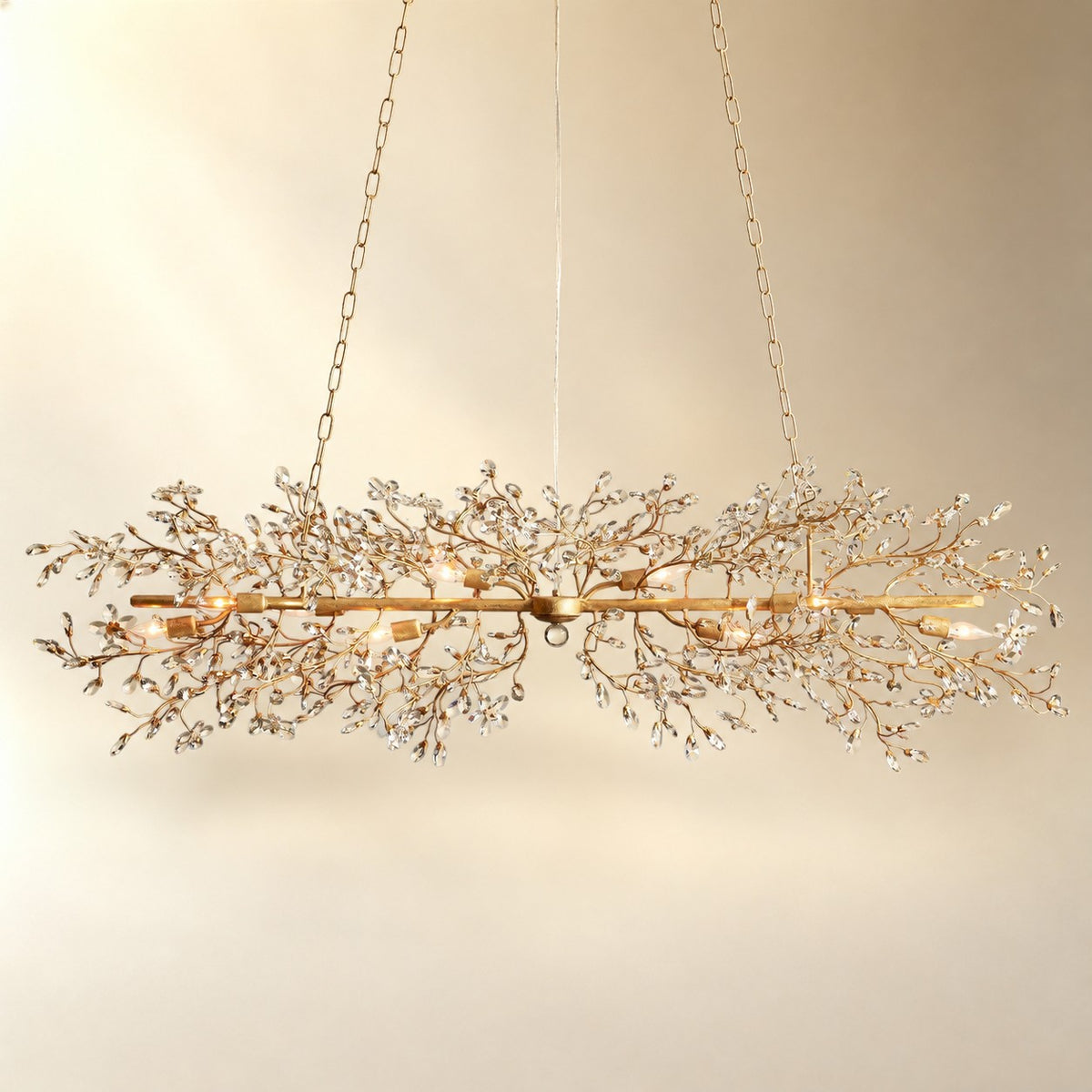 Linear Crystal Chandelier