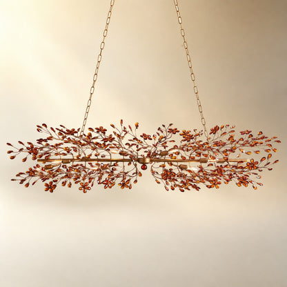 Linear Crystal Chandelier