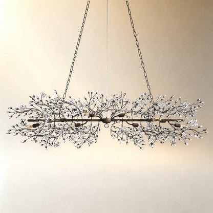 Linear Crystal Chandelier