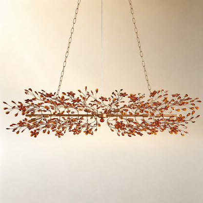 Linear Crystal Chandelier