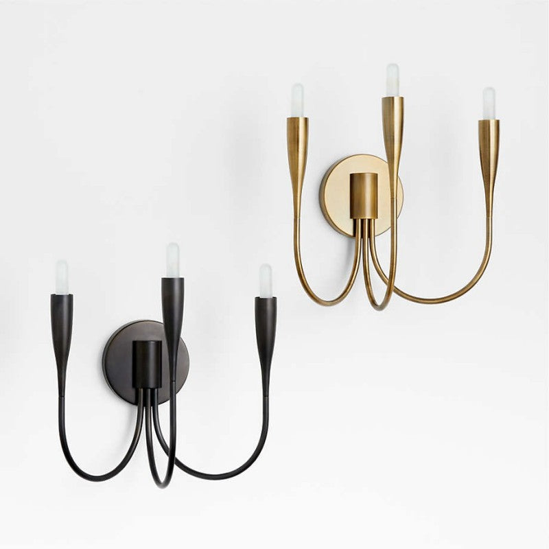 Curve Candelabra Wall Sconce