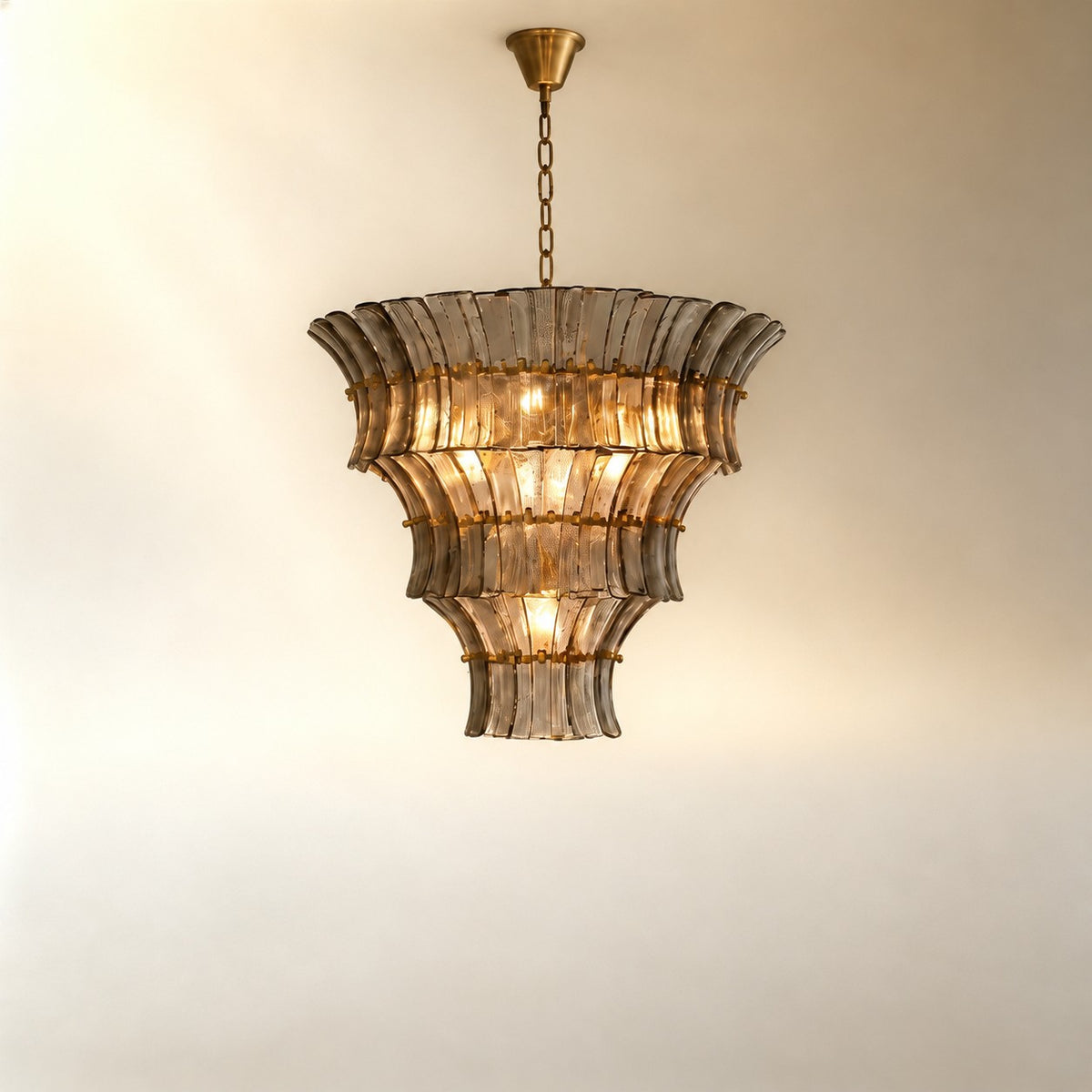 Artisan Murano-Style Vespera Living Chandelier