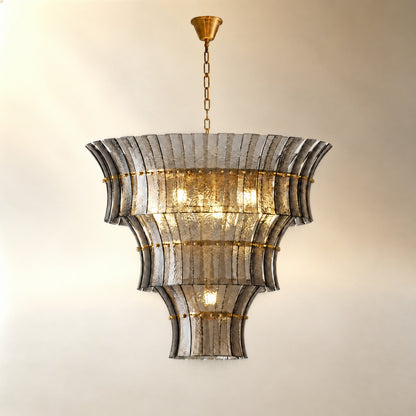 Artisan Murano-Style Vespera Living Chandelier