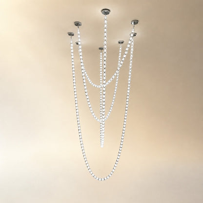 Living Chandelier – Modern Crystal Versailles Veil