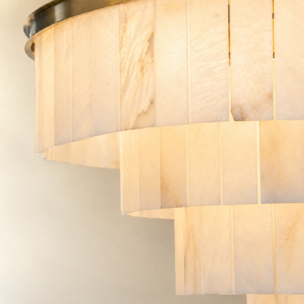 Lorian Modern Alabaster Dining Room Light