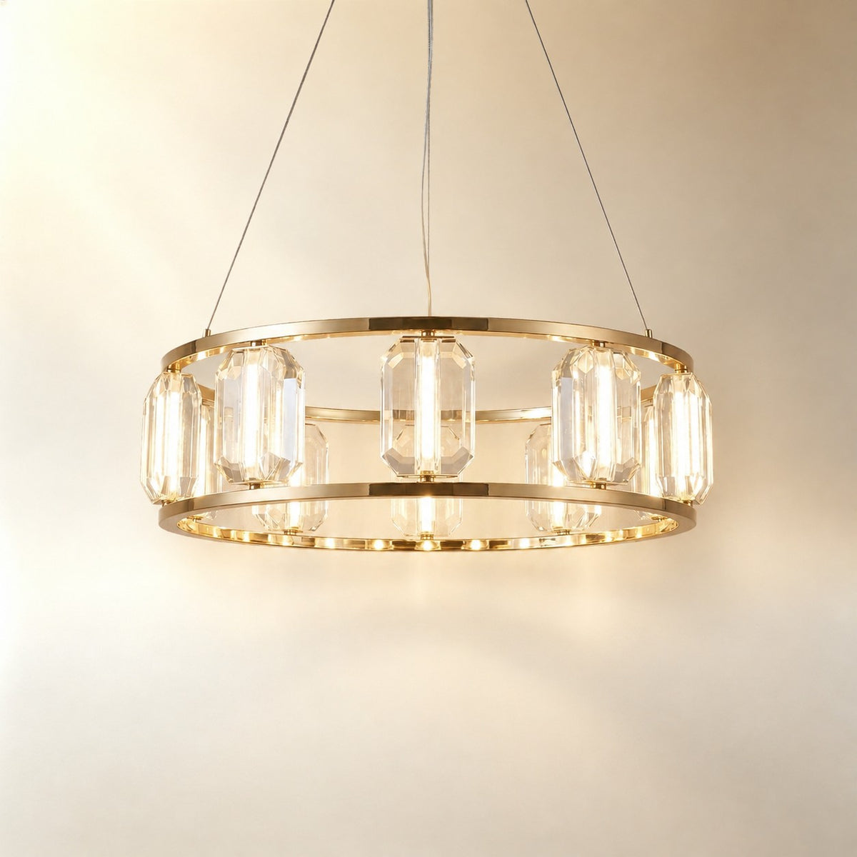 Lorvan Contemporary Crystal Chandelier