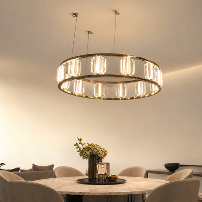 Lorvan Contemporary Crystal Chandelier