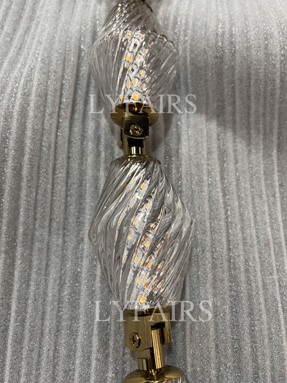 Creative Glass Pearl Necklace Pendant Chandelier for Living/Dining Room/Staircase