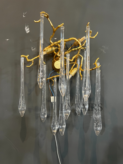 French Style Crystal Branch Drops Chandelier