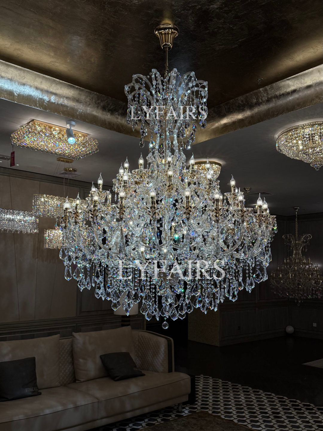 Grand Imperial Crystal Palace Chandelier for Mansion/Hotel Lobby/Banquet Hall