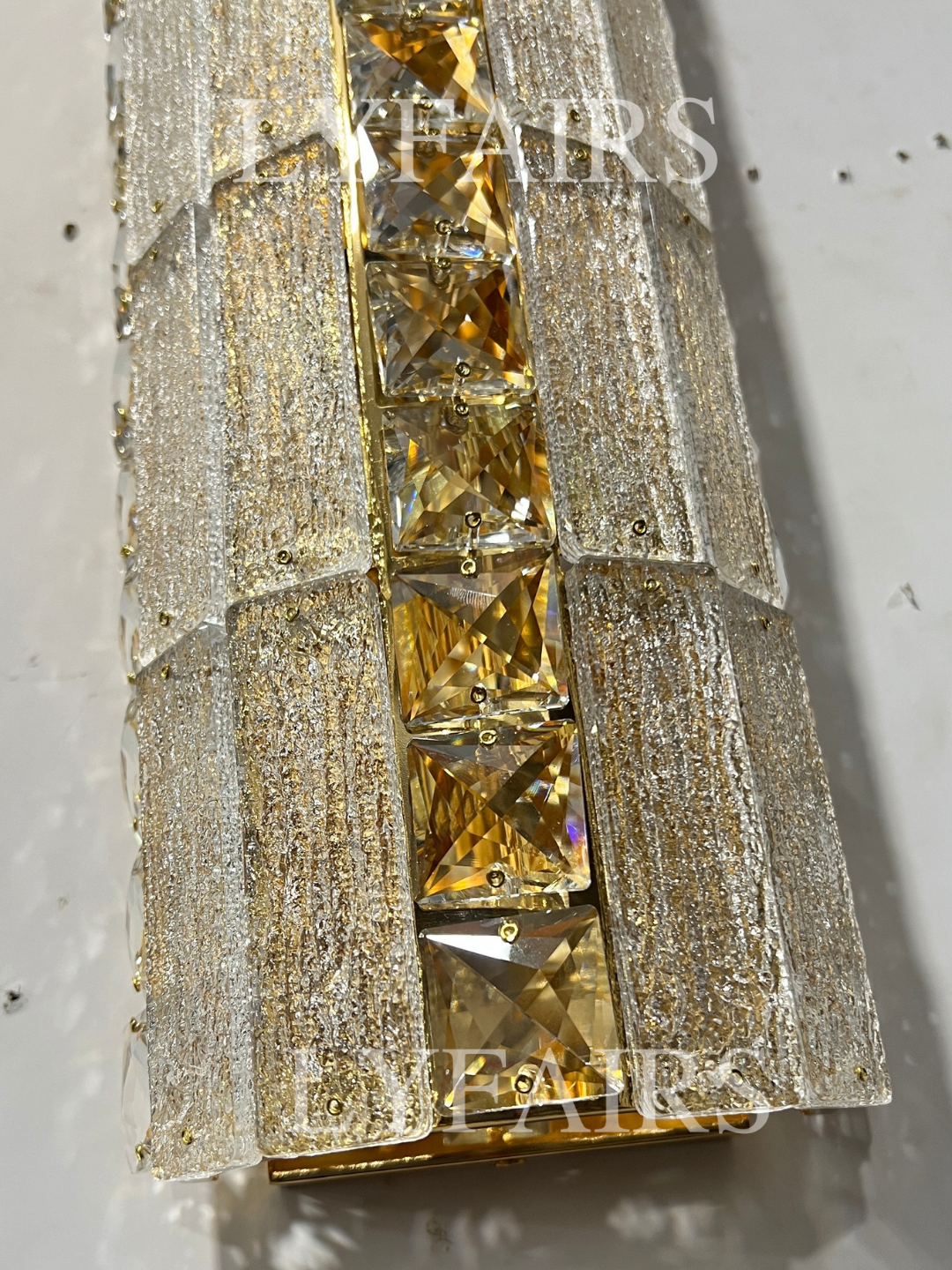 Oversized Multi-layers Luxury Gold Crystal Chandelier For Large Foyer/Hallway/Entryway