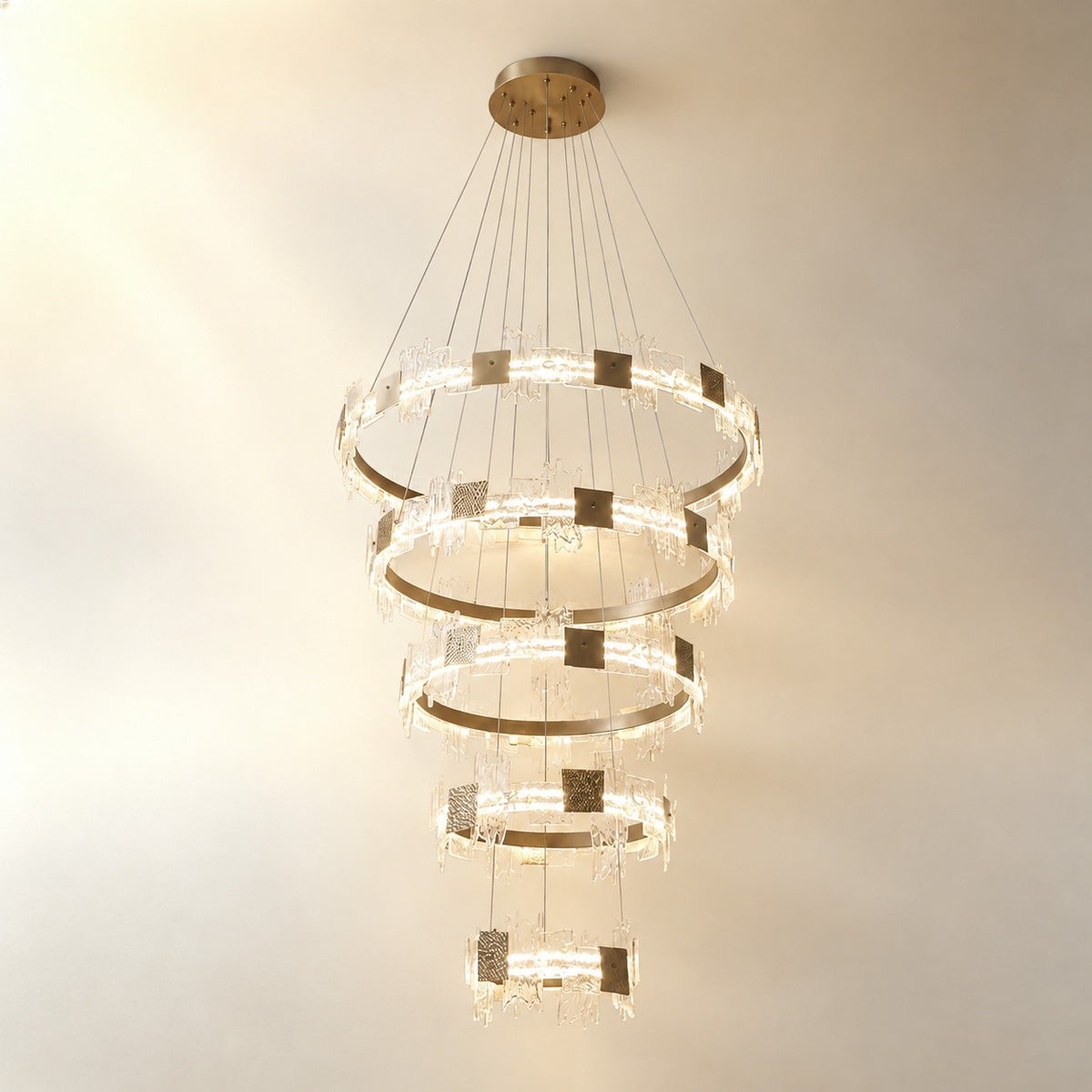 Lysvan Modern Large Foyer Chandelier