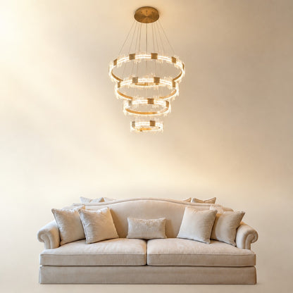 Lysvan Modern Large Foyer Chandelier