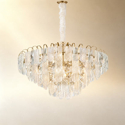 Madreperla Crystal Crown Chandelier