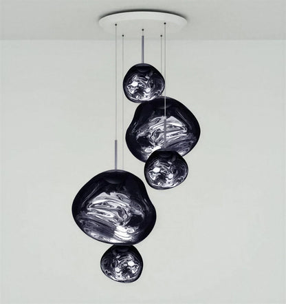 Modern Rock Glass Special Shape Pendant Lighting