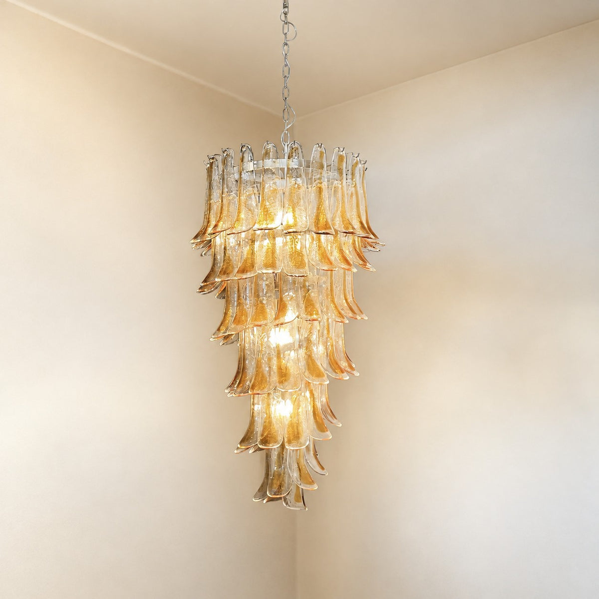Marigold Glass Chandelier