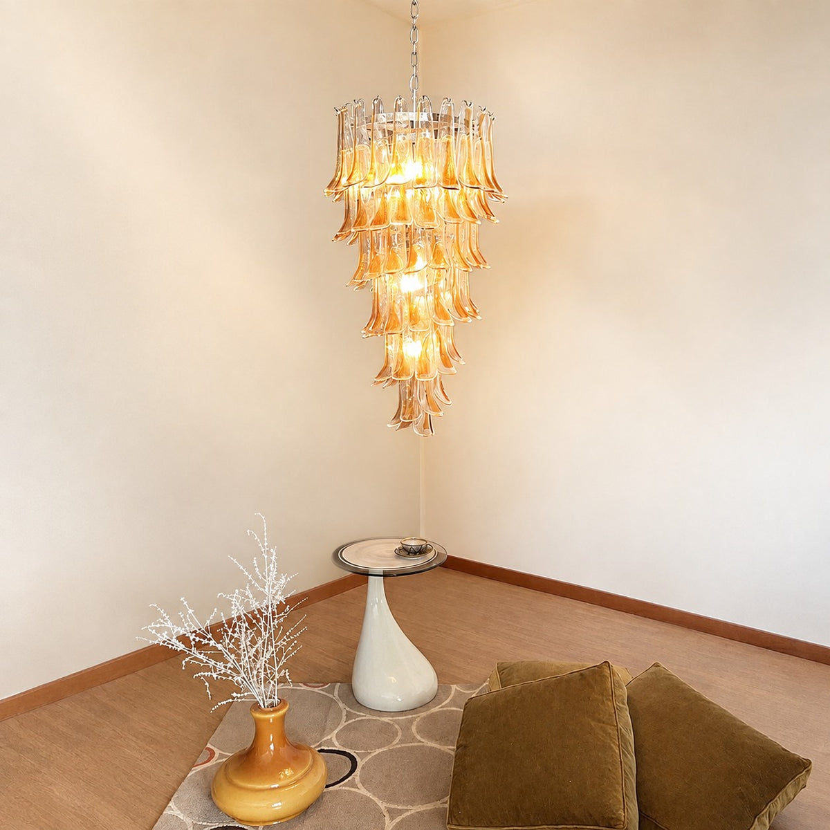 Marigold Glass Chandelier