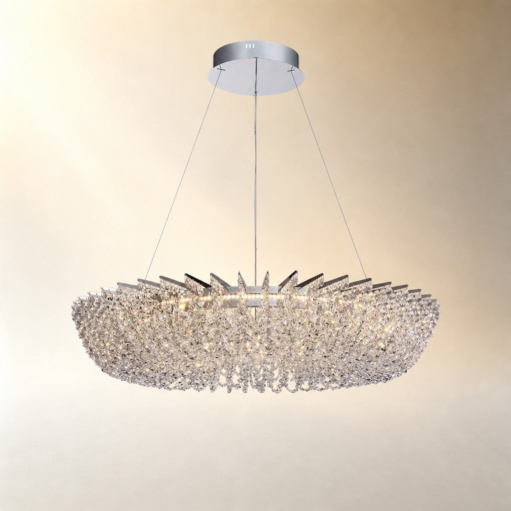 Marin Round Crystal Chandelier