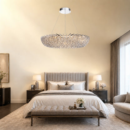 Marin Round Crystal Chandelier