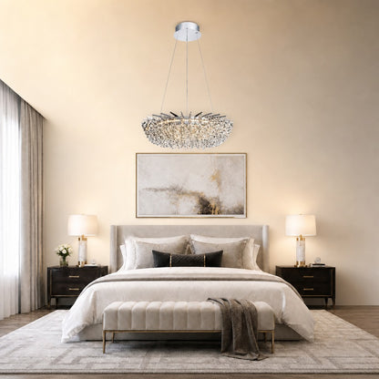 Marin Round Crystal Chandelier