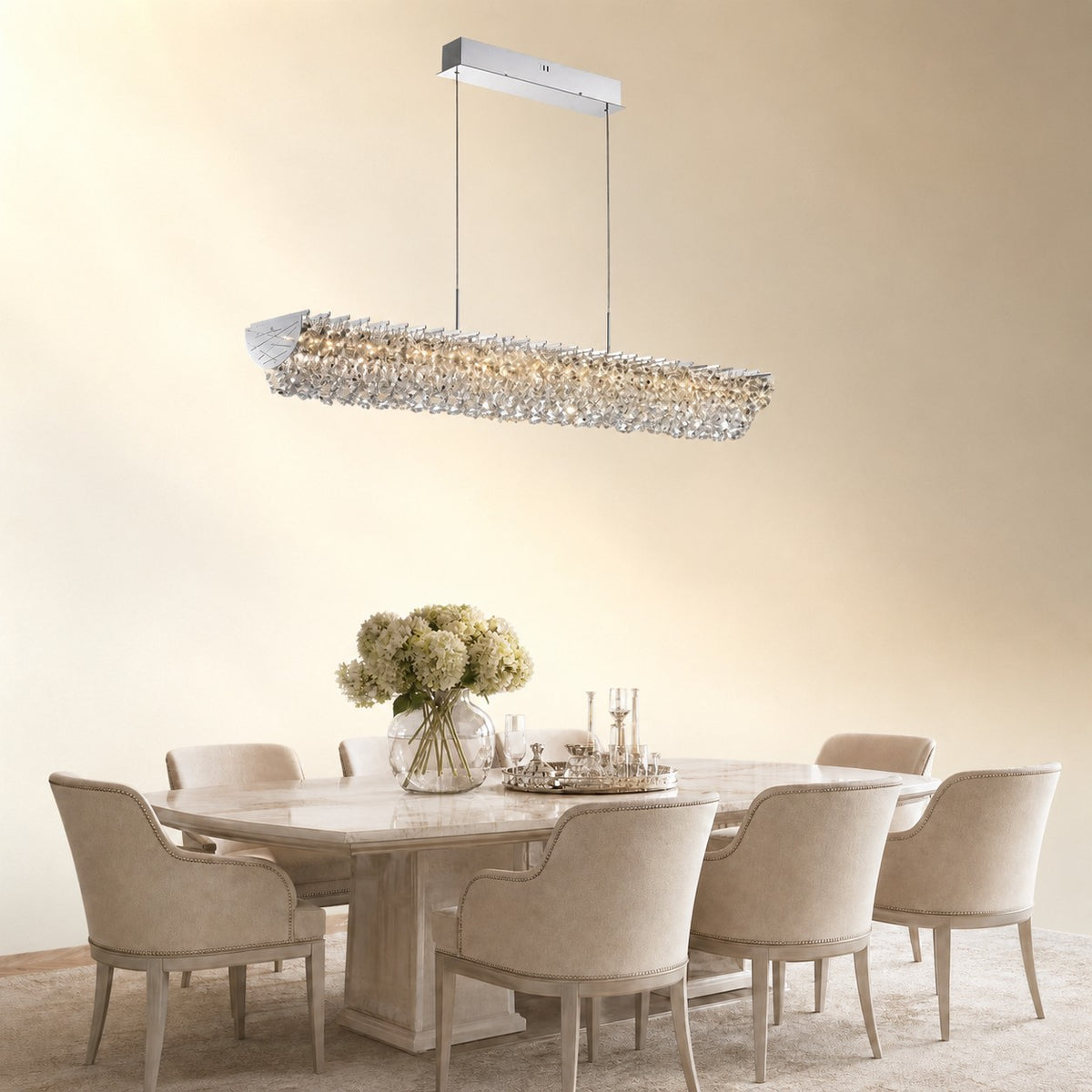 Marin Round Crystal Chandelier