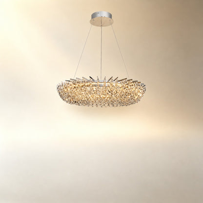 Marin Round Crystal Chandelier