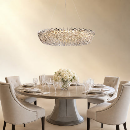 Marin Round Crystal Chandelier