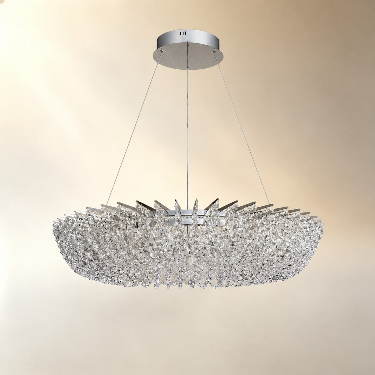 Marin Round Crystal Chandelier