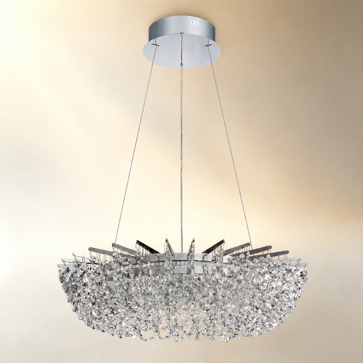 Marin Round Crystal Chandelier