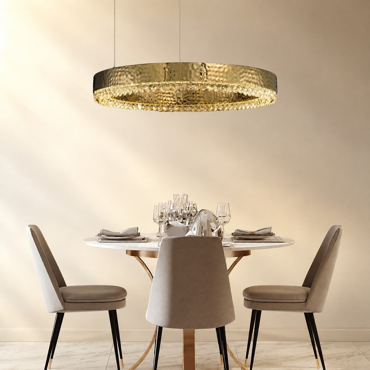 Marior Crystal Modern Pendant Light