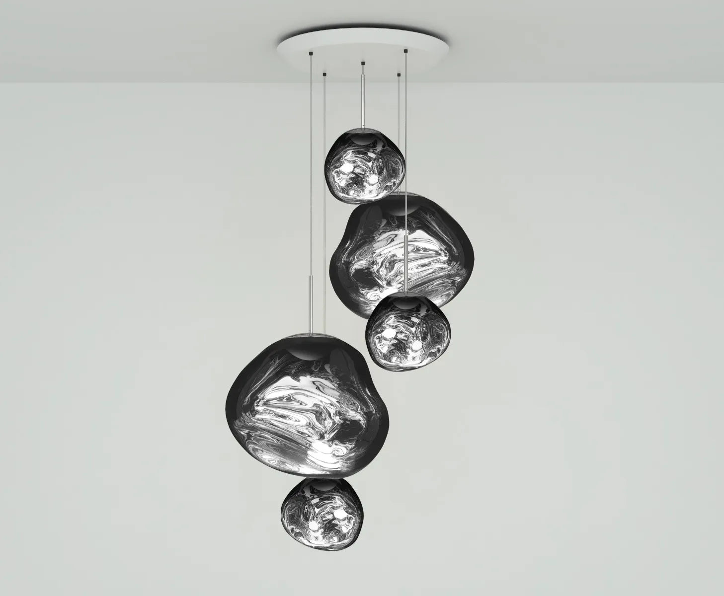 Lava Chandelier Villa Loft Duplex Stairwell Pendant Light