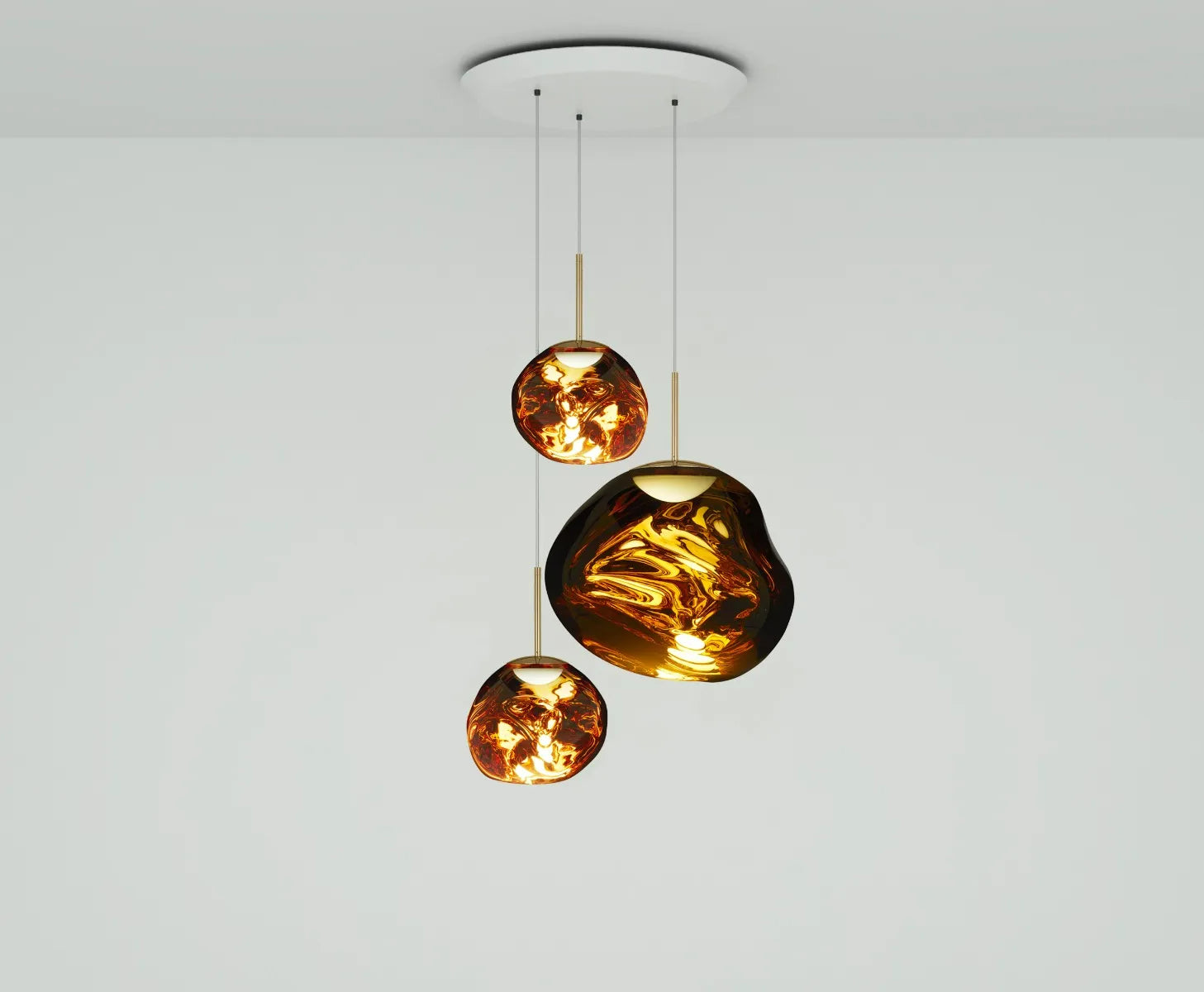 Lava Chandelier Villa Loft Duplex Stairwell Pendant Light