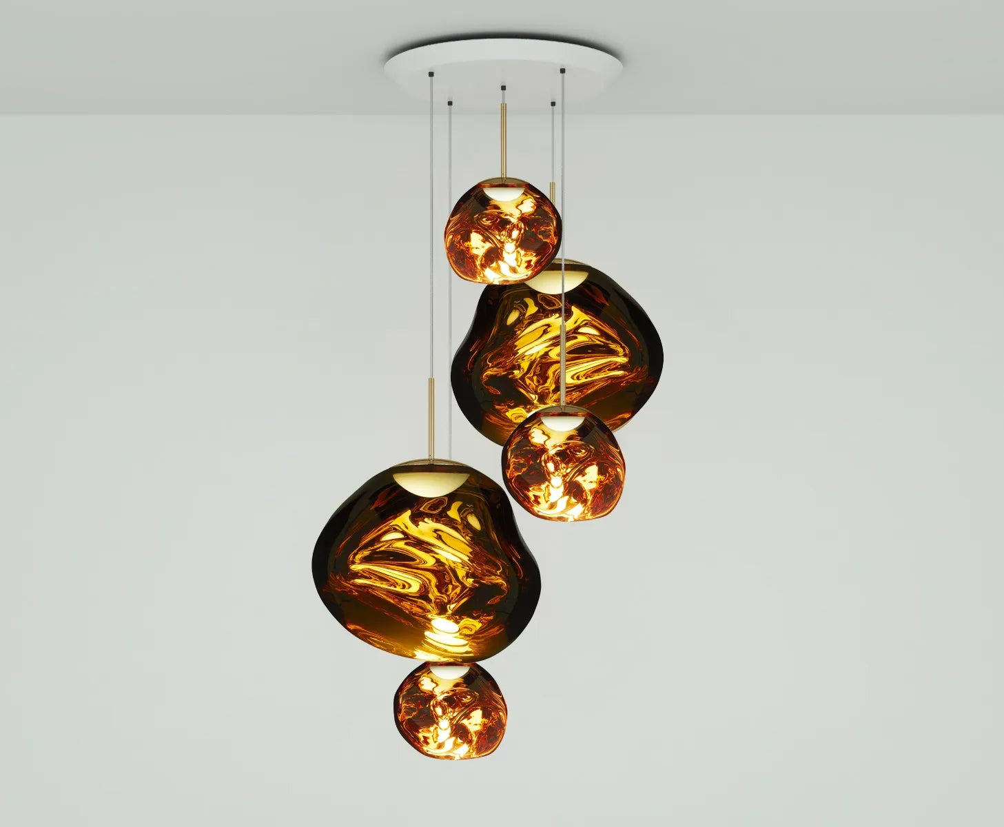 Lava Chandelier Villa Loft Duplex Stairwell Pendant Light