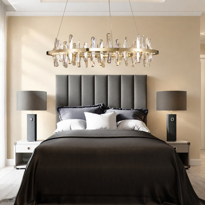 Mira Ring Crystal Chandelier
