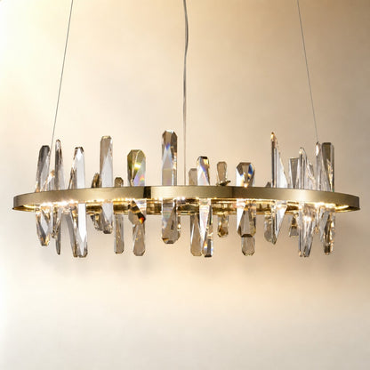 Mira Ring Crystal Chandelier