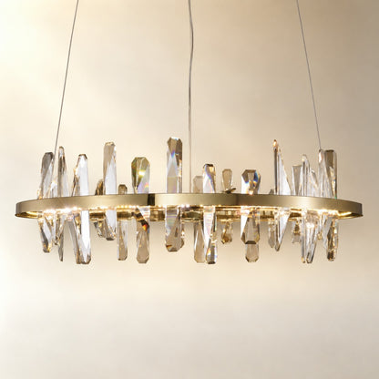 Mira Ring Crystal Chandelier