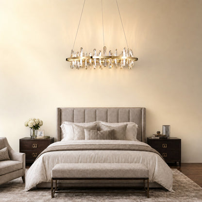 Mira Ring Crystal Chandelier