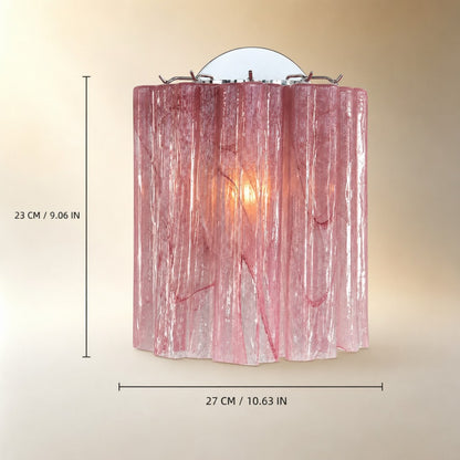 Mirelle Murano Fluted Glass Wall Sconce
