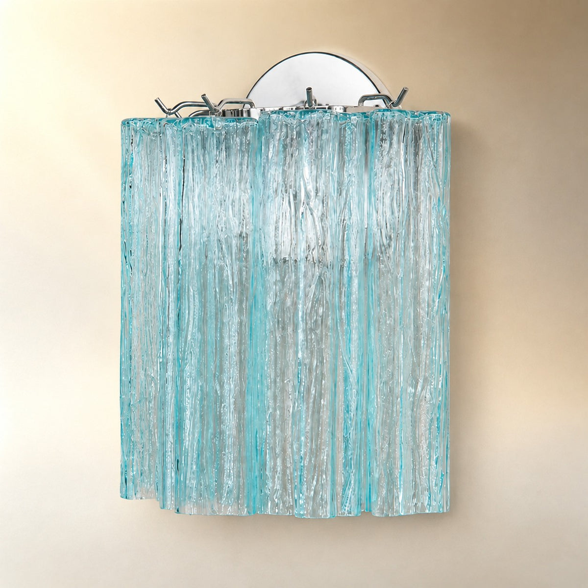 Mirelle Murano Fluted Glass Wall Sconce